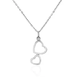 Collier Estina Argent Blanc