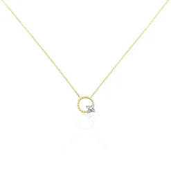 Collier Eternal Spring Or Jaune Diamant