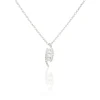Collier Eternite Or Blanc Diamant