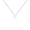Collier Ethna Argent Blanc