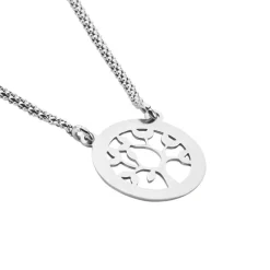 Collier Ethna Argent Blanc