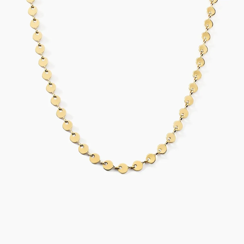Collier Eva Acier Jaune