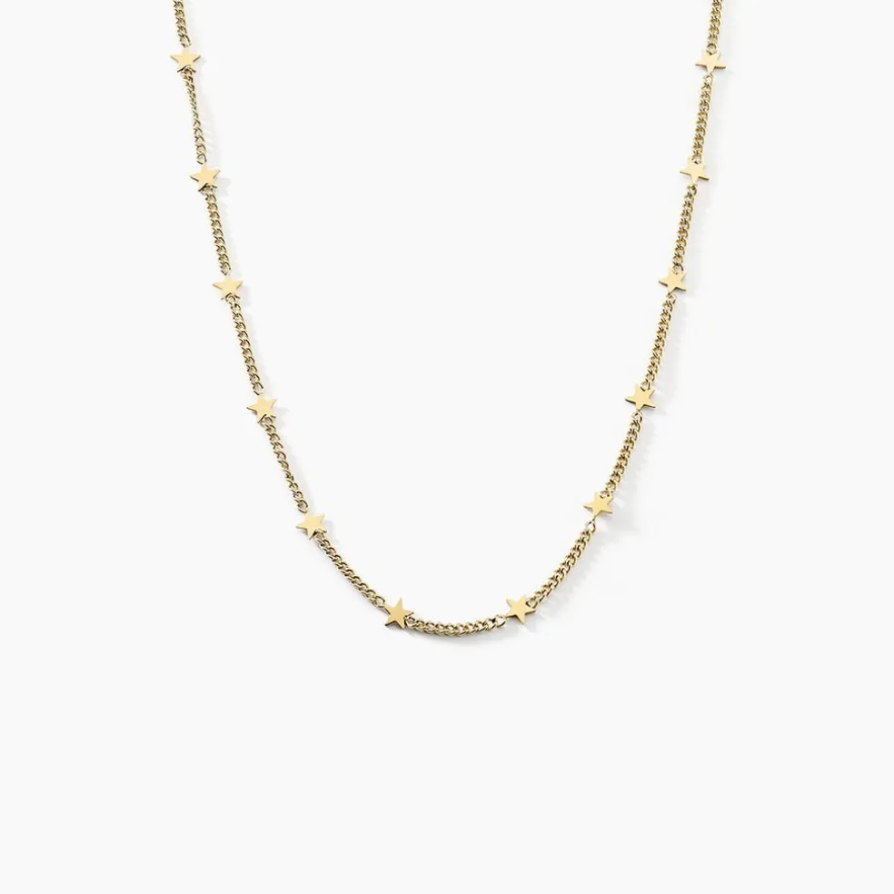 Collier Eva Acier Jaune