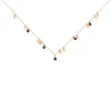Collier Fares Argent Rose Spinelle