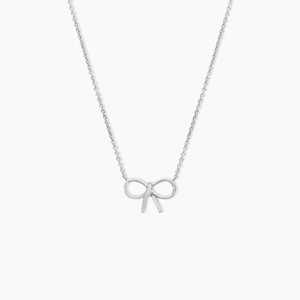 Collier Fatim Argent Blanc