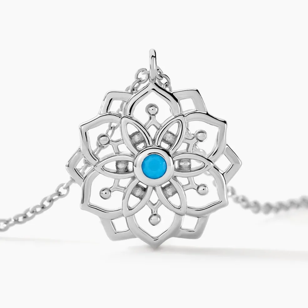 Collier Faven Argent Blanc Oxyde De Zirconium