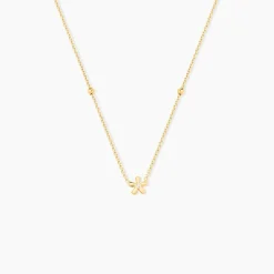 Collier Fenton Or Jaune Oxyde De Zirconium