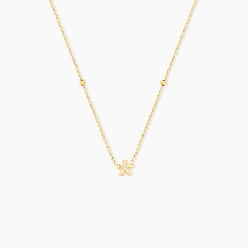 Collier Fenton Or Jaune Oxyde De Zirconium