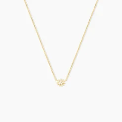 Collier Fenton Or Jaune Oxyde De Zirconium