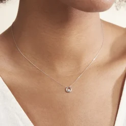 Collier Fidelia Or Blanc Diamant