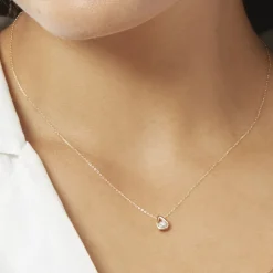 Collier Fidelia Or Jaune Diamant