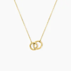 Collier Fino Acier Jaune