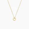 Collier Fino Acier Jaune