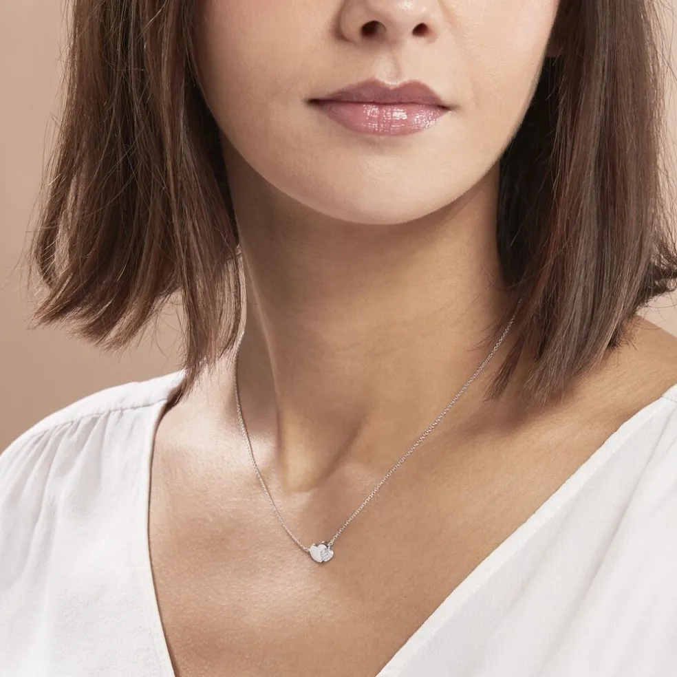 Collier Flamen Argent Blanc Oxyde De Zirconium