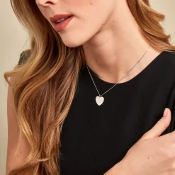 Collier Florine Argent Blanc