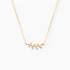 Collier Foliora Or Jaune