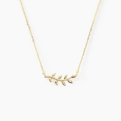 Collier Foliora Or Jaune