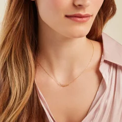 Collier Foliora Or Jaune