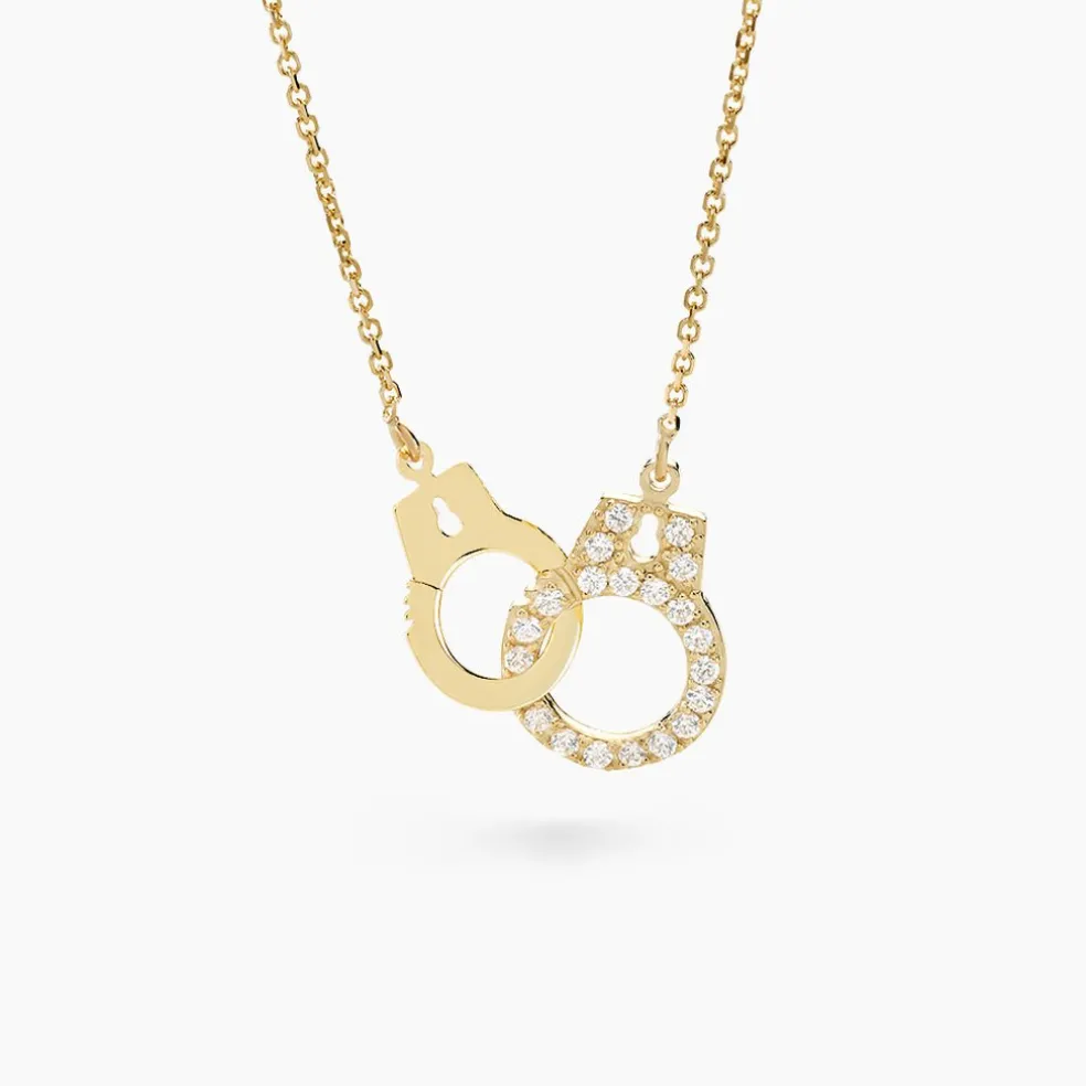 Collier Foma Or Jaune Oxyde De Zirconium