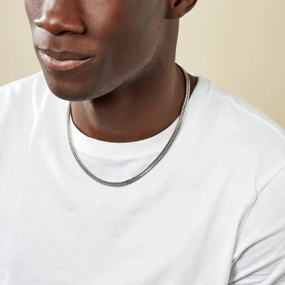 Collier Frederic Acier Blanc