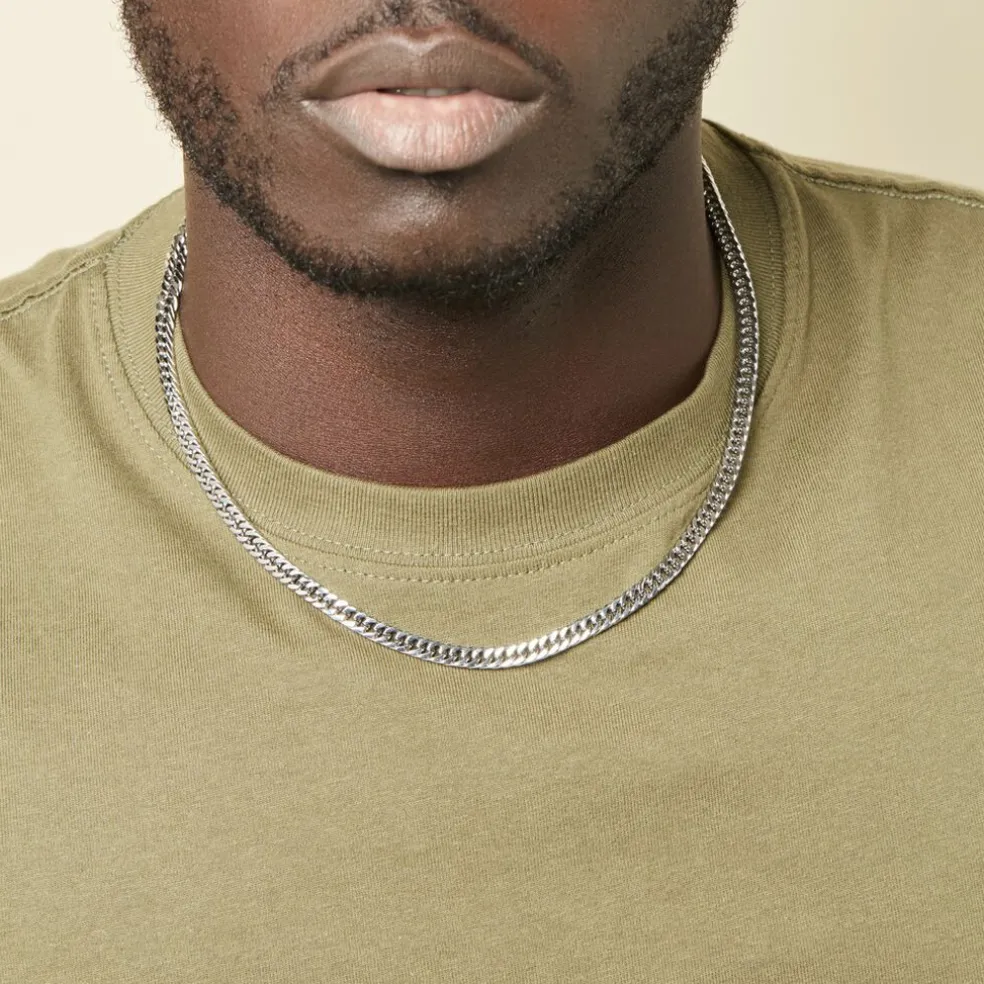 Collier Frederic Acier Blanc