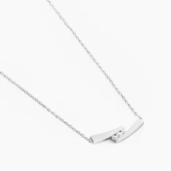 Collier Galya Or Blanc Diamant