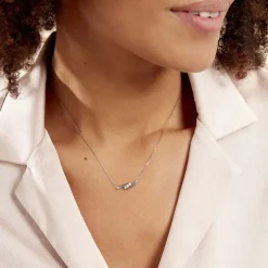 Collier Galya Or Blanc Diamant