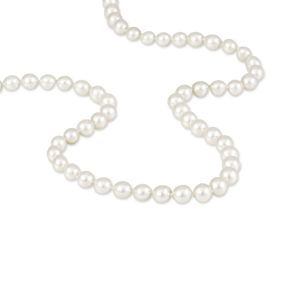 Collier Ghisele Or Jaune Perle De Culture D'akoya