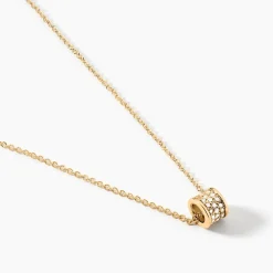 Collier Gia Plaqué Or Jaune Oxyde De Zirconium