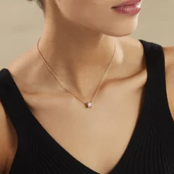 Collier Gia Plaqué Or Jaune Oxyde De Zirconium