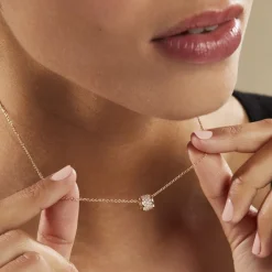 Collier Gia Plaqué Or Jaune Oxyde De Zirconium