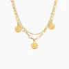 Collier Gili Acier Jaune
