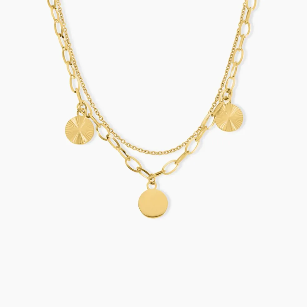 Collier Gili Acier Jaune