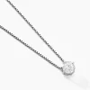 Collier Giulya Argent Blanc Oxyde De Zirconium
