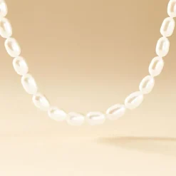 Collier Giustina Or Jaune Perle De Culture