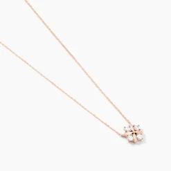 Collier Gladysse Or Rose Oxyde De Zirconium