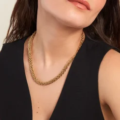 Collier Goa Acier Jaune