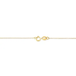 Collier Goutte Or Jaune Oxyde De Zirconium