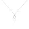 Collier Grâces Argent Blanc Oxyde De Zirconium