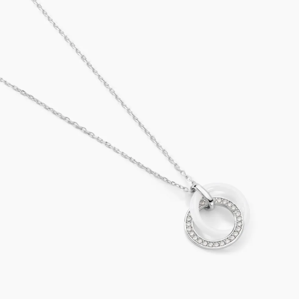 Collier Grizzel Argent Blanc Oxyde De Zirconium