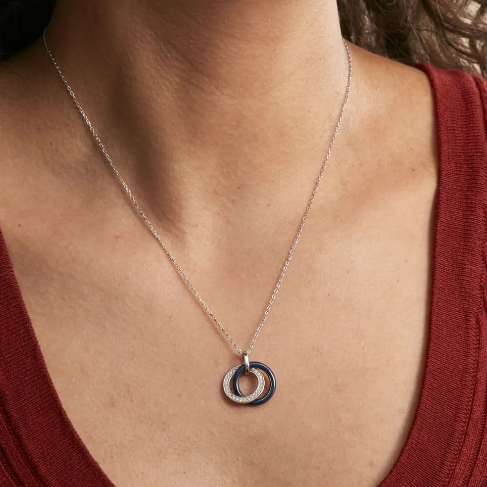 Collier Grizzel Argent Céramique Oxyde