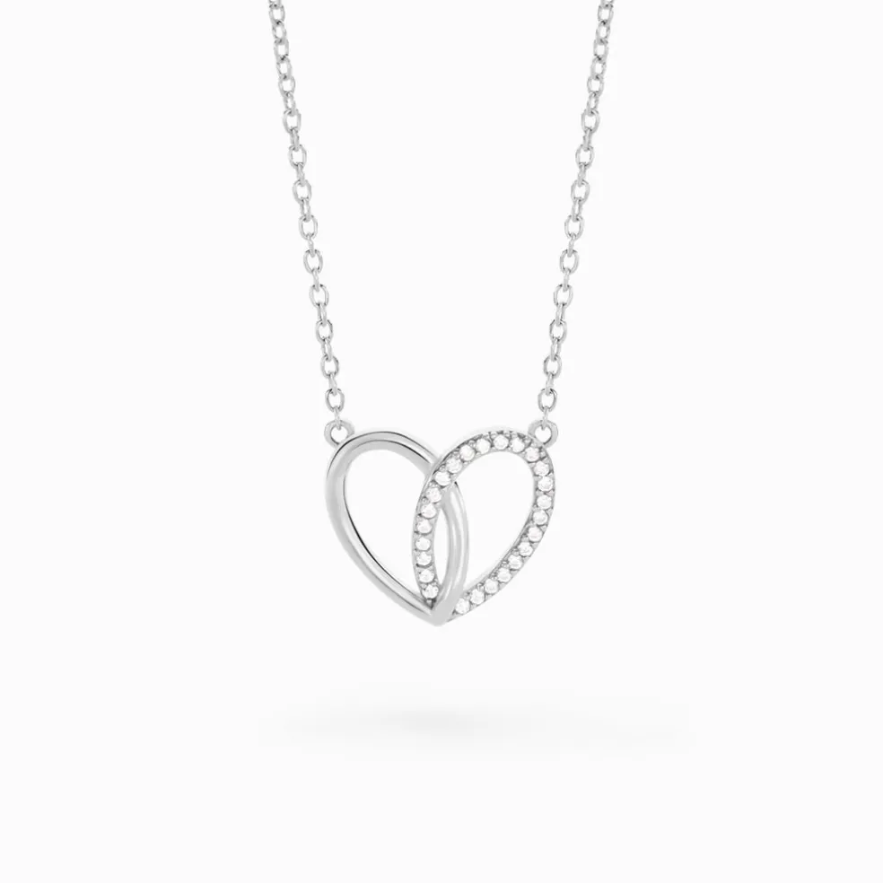 Collier Guilia Argent Blanc Oxyde De Zirconium