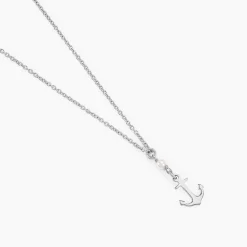 Collier Gwenaelle Argent Blanc Perle D'imitation