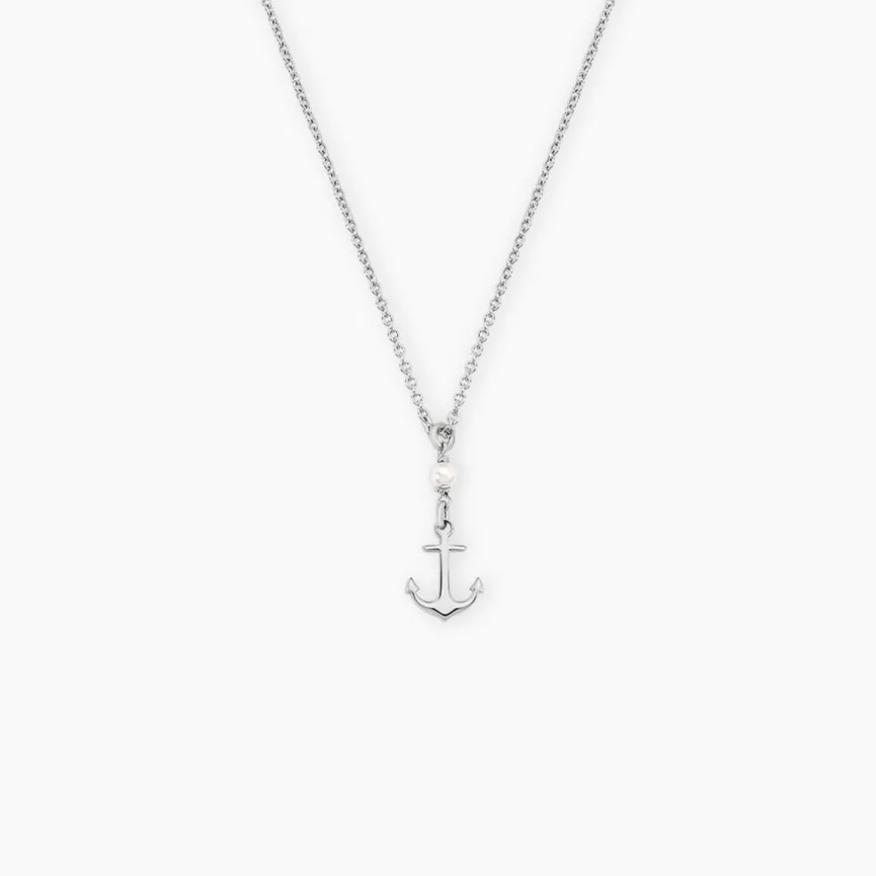 Collier Gwenaelle Argent Blanc Perle D'imitation
