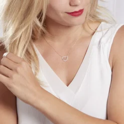 Collier Gyula Or Jaune Oxyde De Zirconium