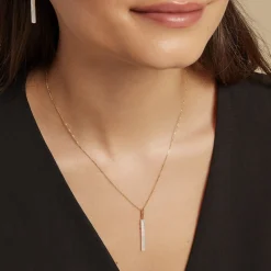 Collier Halcyone Or Jaune Nacre