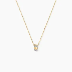 Collier Hamino Or Jaune Diamant