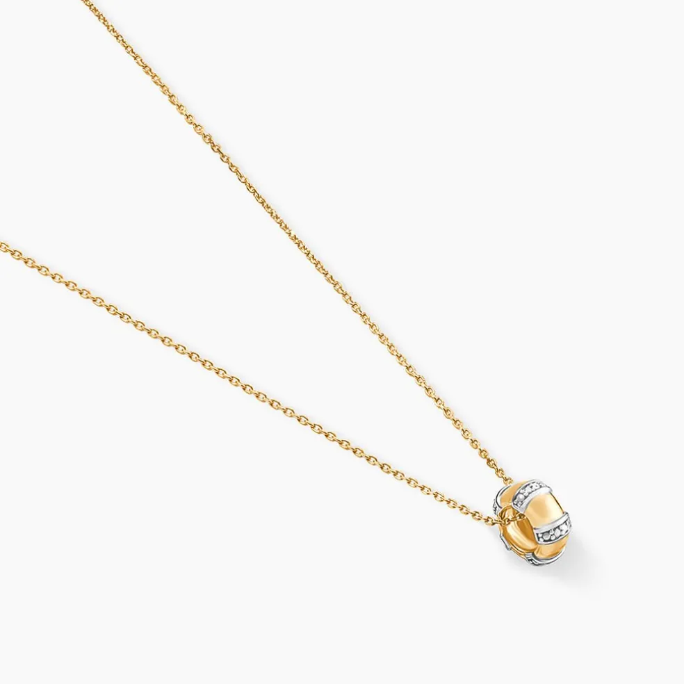 Collier Hamino Or Jaune Diamant