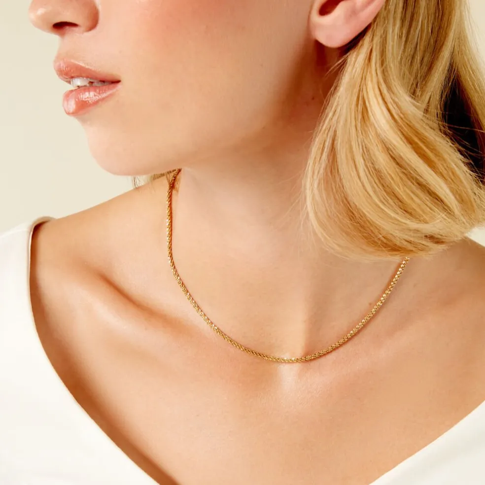 Collier Harlow Acier Jaune