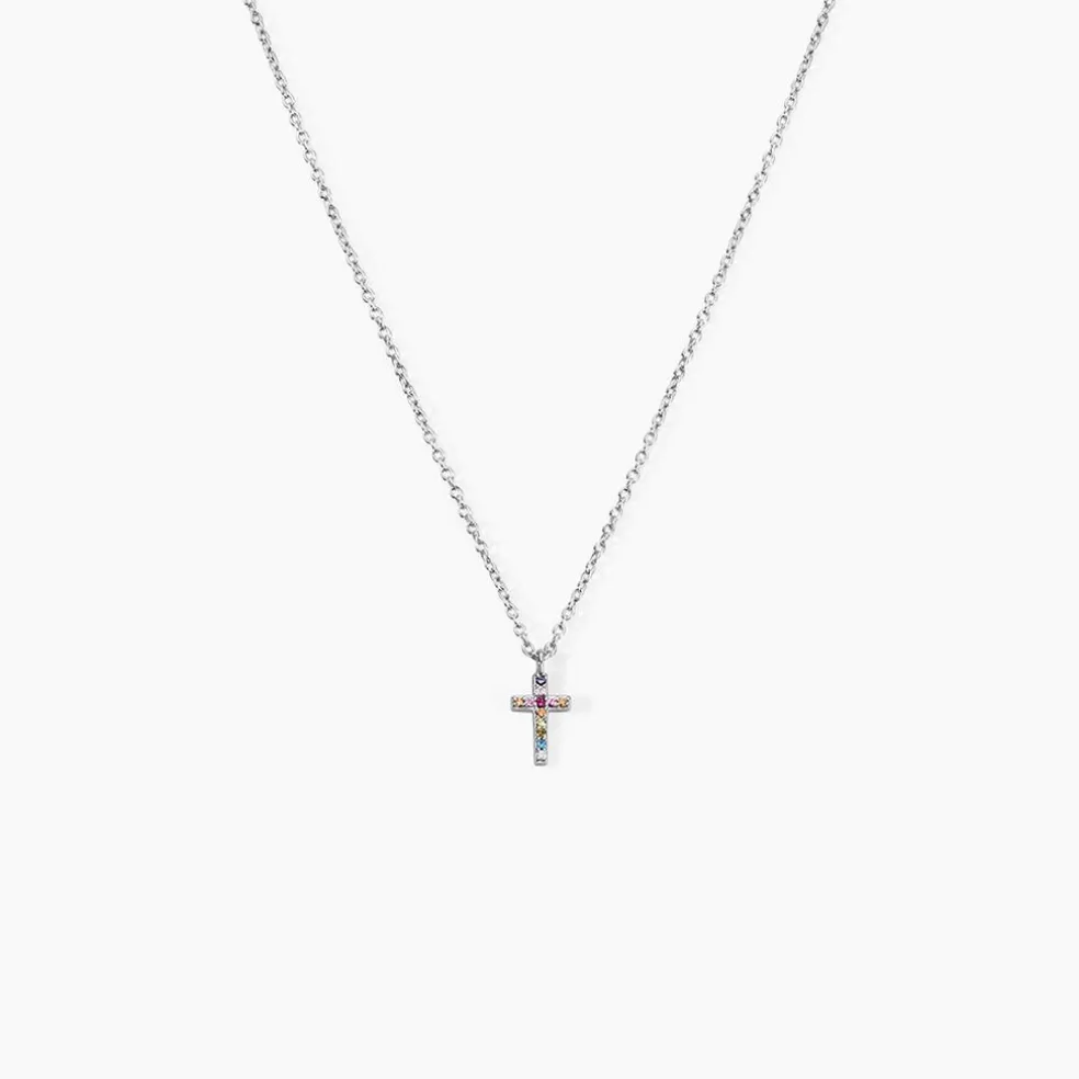 Collier Haïvy Argent Blanc Oxyde De Zirconium